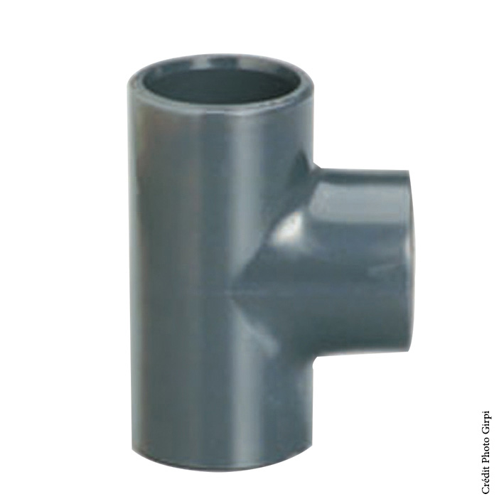 Té GIRPI à 90° Ø40mm 75x75x45